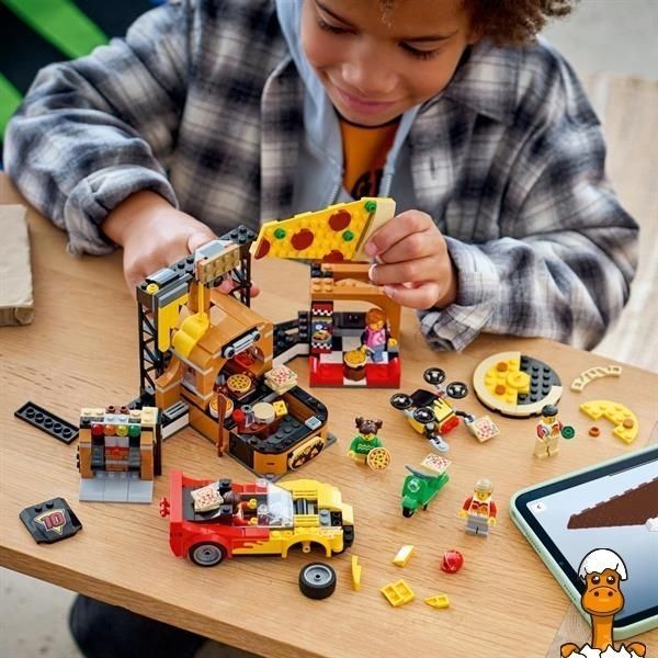 Мамалюк - Конструктор LEGO&reg; City Доставка піци з різними транспортними засобами 494 деталі (60496) LEGO A4-60496