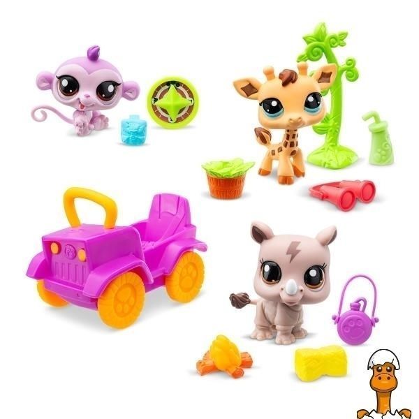 Мамалюк - Набір фігурок Littlest Pet Shop Сафарі з аксесуарами (00524) Littlest Pet Shop A4-00524
