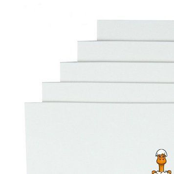 Мамалюк - Фоаміран для творчості А4 білий 1,5 мм 10 аркушів Bambi Bambi RT2-15A4-7022