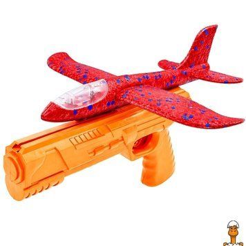 Мамалюк - Игровой набор Самолетик на запуске TD202375(Red-Orange) 23 см со светом Bambi Bambi RT2-TD202375-RED-ORANGE