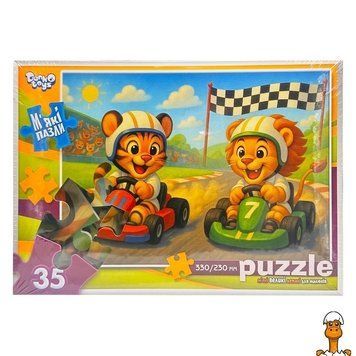 Мамалюк - Пазл м'який дитячий Тигр і левеня 35 елементів Danko Toys Danko Toys RT2-S35-11-16