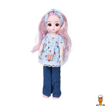 Мамалюк - Шарнірна дитяча іграшкова лялька 29 см Bambi Bambi RT2-F0322-BLUE