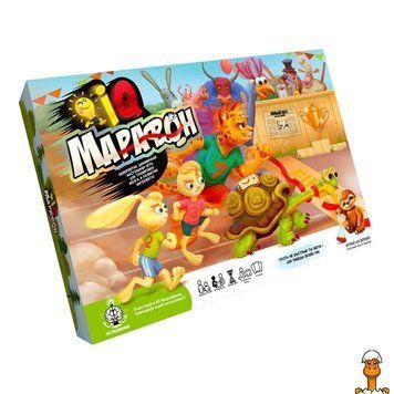 Мамалюк - Настольная игра на украинском языке для детей IQ Марафон Danko Toys Danko Toys RT2-G-IQM-01-01U