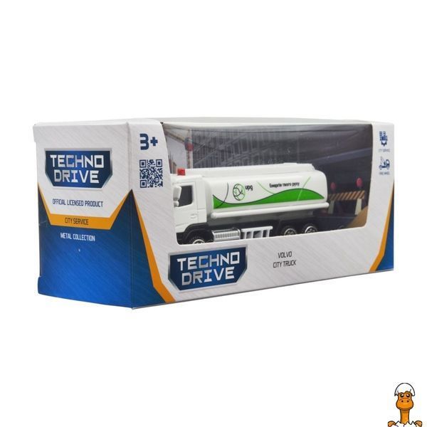 Мамалюк - Автомодель ігрова VOLVO ГАЗОВОЗ UPG TechnoDrive 250301 11 см TechnoDrive RT2-250301