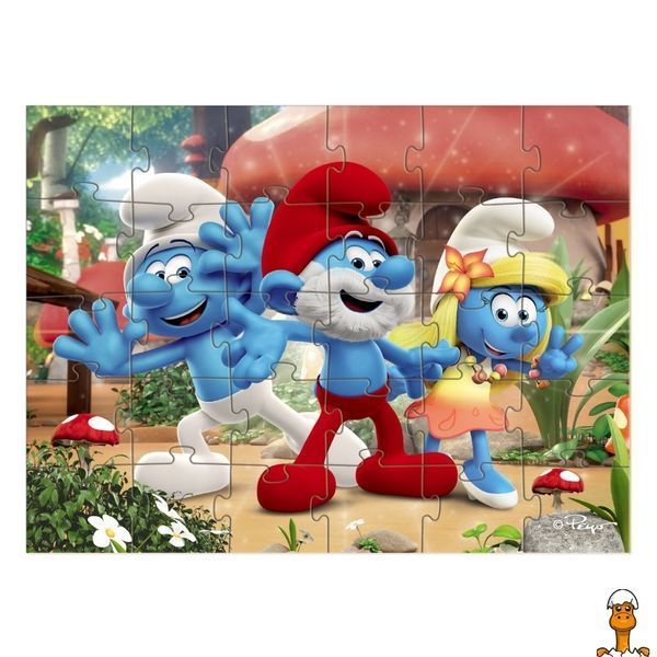 Мамалюк - Дитячий пазл The Smurfs: Привіт усім! 200662 30 елементів DoDo Toys DoDo Toys RT2-200662