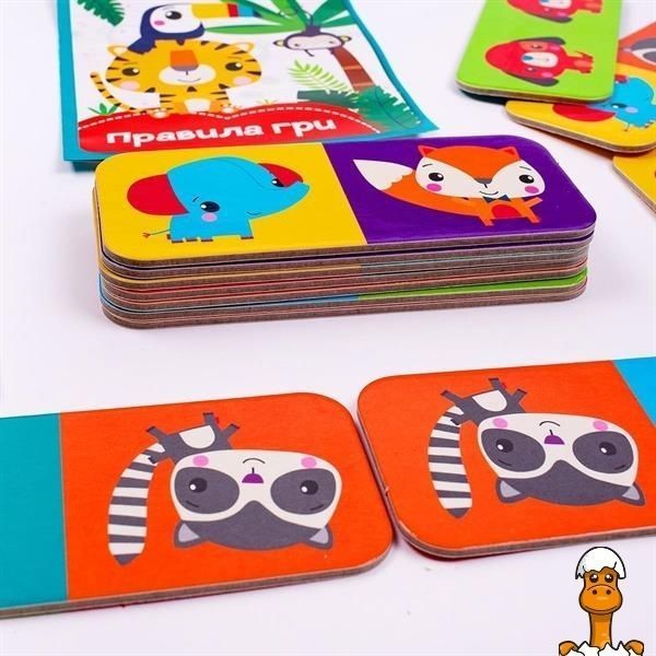 Мамалюк - Настільна гра Fisher Price Доміно Звірята (VT2910-03) Fisher-Price Fisher-Price A4-VT2910-03