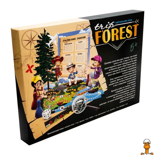 Настольная игра-бродилка "trip forest", рус., от 5 лет, Strateg RT2-30553 фото