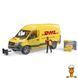 Автомодель Bruder Автомобіль MB Sprinter кур'єр DHL з фігуркою 1:16 (02671)