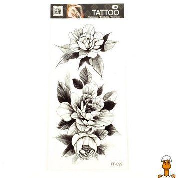 Мамалюк - Временная татуировка &laquo;Цветы&raquo; 19х9 см Fresh Tattoo Fresh Tattoo RT2-FF-099