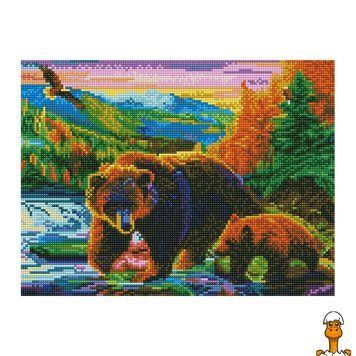 Мамалюк - Алмазная мозаика Обитатели Аляски 40х30 см Rainbow Art Rainbow Art RT2-EJ1410