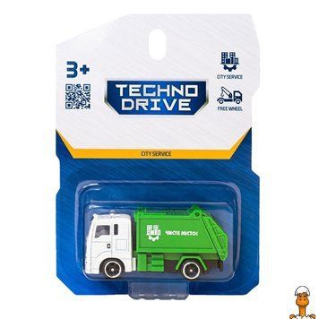 Мамалюк - Детская автомодель мусоровоз масштаб 1:64 TechnoDrive TechnoDrive RT2-250421CG-2