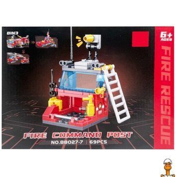 Мамалюк - Дитячий конструктор Fire Rescue 88027-7 69 деталей Bambi Bambi RT2-88027-7