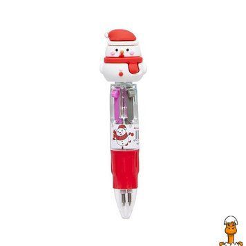 Мамалюк - Детская мини шариковая ручка Новогодняя Bambi Bambi RT2-881-4-RED