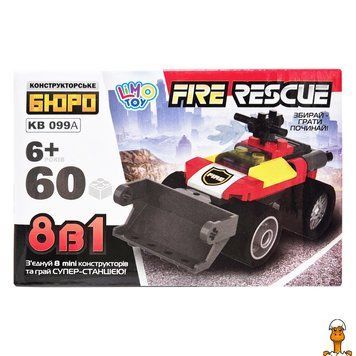 Мамалюк - Конструктор для детей Пожарная служба 60 деталей Limo Toy Limo Toy RT2-KB-099A
