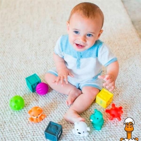 Мамалюк - Набір розвивальних іграшок Infantino у тубусі (216289I) Infantino A4-216289I