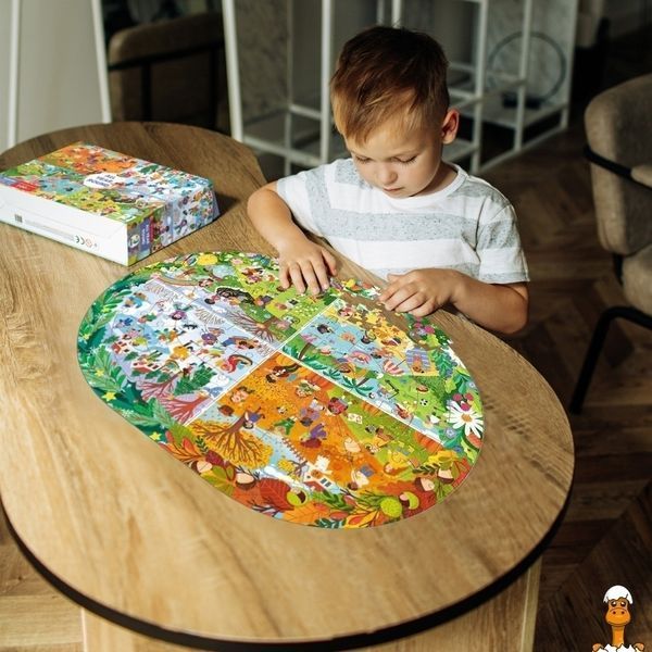Мамалюк - Віммельпазл дитячий Увесь рік 100 елементів DoDo Toys DoDo Toys RT2-300607