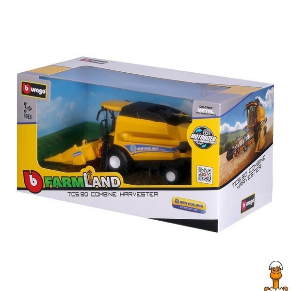 Мамалюк - Автомодель комбайна зернозбирального New Holland TC5.90 1:24 Bburago Bburago RT2-18-31722
