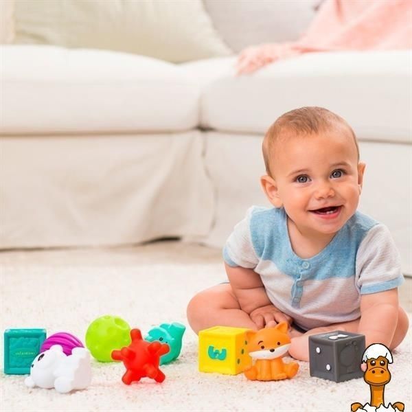 Мамалюк - Набір розвивальних іграшок Infantino у тубусі (216289I) Infantino A4-216289I