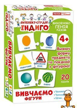 Мамалюк - Детские развивающие пазлы изучаем фигуры 20 шт в наборе Ranok Creative Ranok Creative RT2-13109079