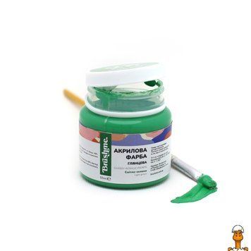Мамалюк - Акриловая краска глянцевая светло-зеленая 50 мл Brushme Brushme RT2-AP5023