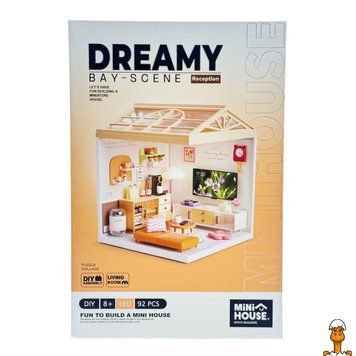 Мамалюк - Конструктор-румбокс Вітальня Mini House 8006-MH серії Інтер'єр зі світлом Mini House RT2-8006-MH