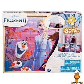 Мамалюк - Дерев'яний пазл 3 в 1 Spin Master Крижане серце 2 21 х 28 см (SM98297/6053001) Spin Master A4-SM98297-6053001