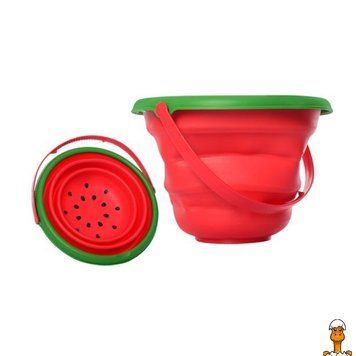 Мамалюк - Детское игрушечное складное ведерко Фрукты красное Bambi Bambi RT2-6911N-RED