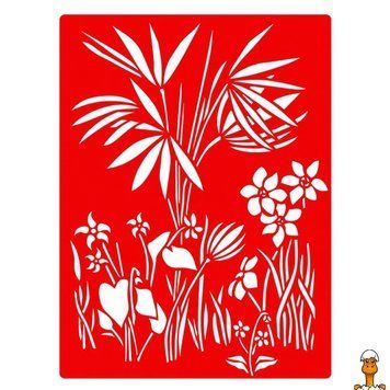 Мамалюк - Трафарет багаторазовий Трави савани #393 FDTR 393 15x20 см Fabrika Decoru Fabrika Decoru RT2-FDTR-393
