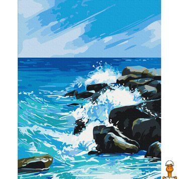 Мамалюк - Картина за номерами Форма води &copy;Hanna Rolinska BS54003 40x50 см Brushme Brushme RT2-BS54003