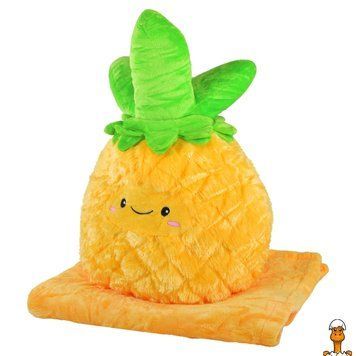 Мамалюк - Мягкая игрушка с пледом ананас 45 см плед 80х120 см A-Toys A-Toys RT2-MP02