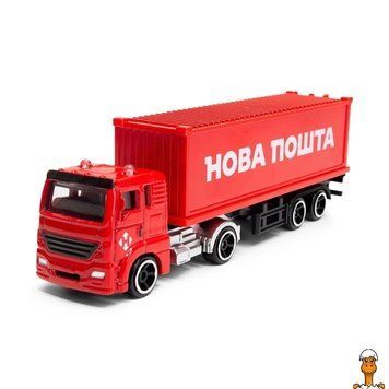 Мамалюк - Автомодель коллекционная Фура Нова Пошта TechnoDrive 250416CG масштаб 1:64 TechnoDrive RT2-250416CG