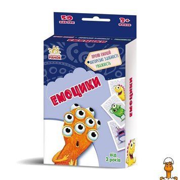 Мамалюк - Детская развивающая карточная игра Эмоции 50 карточек Ranok Creative Ranok Creative RT2-1390004