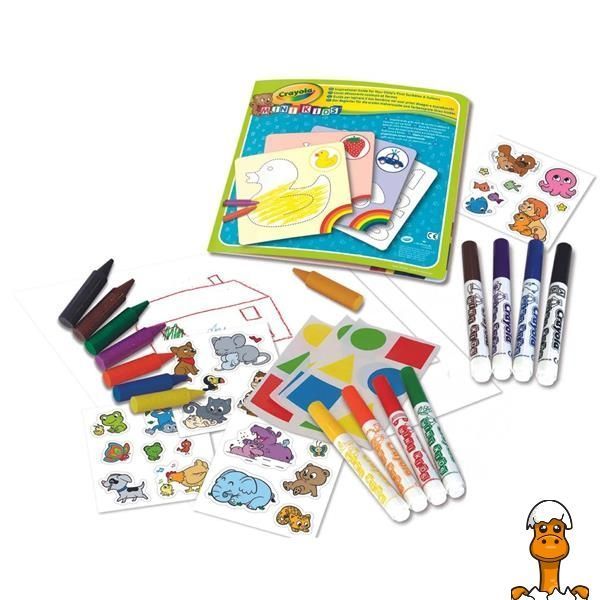 Мамалюк - Набір для малювання Crayola Mini Kids Мій перший набір для малювання з наклейками (256287.106) Crayola A4-256287.106
