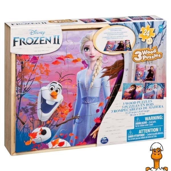 Мамалюк - Дерев'яний пазл 3 в 1 Spin Master Крижане серце 2 21 х 28 см (SM98297/6053001) Spin Master A4-SM98297-6053001