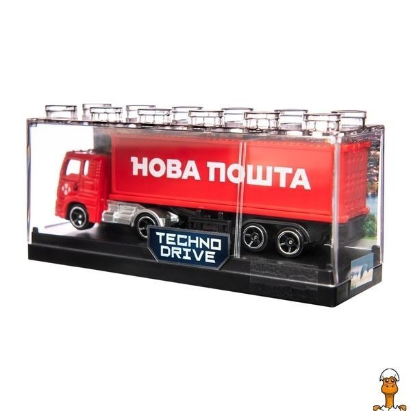 Мамалюк - Автомодель коллекционная фура Нова Пошта масштаб 1:64 TechnoDrive TechnoDrive RT2-250416CG