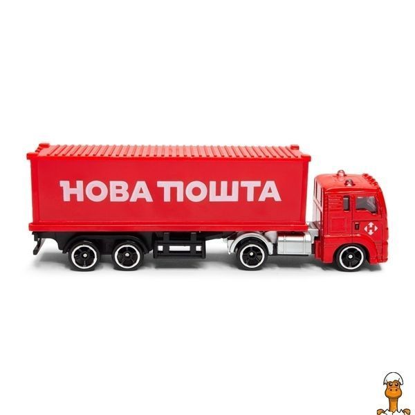 Мамалюк - Автомодель коллекционная фура Нова Пошта масштаб 1:64 TechnoDrive TechnoDrive RT2-250416CG