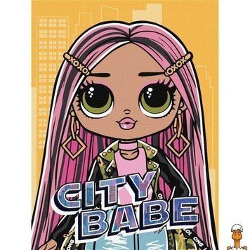 Мамалюк - Картина за номерами L.O.L. Surprise O.M.G. City Babe 30х40 см Ideyka Ideyka RT2-KHO6277