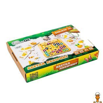 Мамалюк - Деревянная монтессори игрушка азбука лабиринт 25 карт 35 букв PuzzleOK PuzzleOK RT2-PUZ-72859
