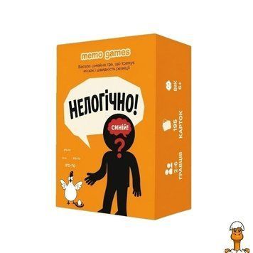 Мамалюк - Карткова гра Нелогічно! 0044MG 195 карток українською мовою Memo Games Memo Games RT2-0044MG