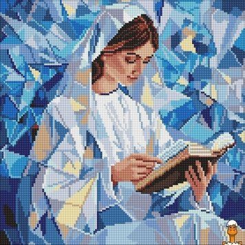 Мамалюк - Алмазная мозаика 40х40 см Тихое чтиво Идейка идейка RT2-AMO8231