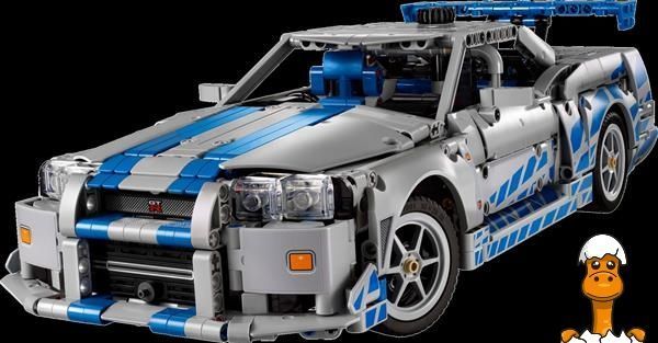 Мамалюк - Конструктор LEGO Technic Двойной форсаж Автомобиль Nissan Skyline GT-R (R34) 1410 деталей (42210) LEGO A4-42210