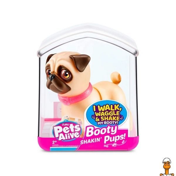 Мамалюк - Интерактивный щенок мопс с движущимся хвостиком Pets & Robo Alive Pets & Robo Alive RT2-9530SQ1-4