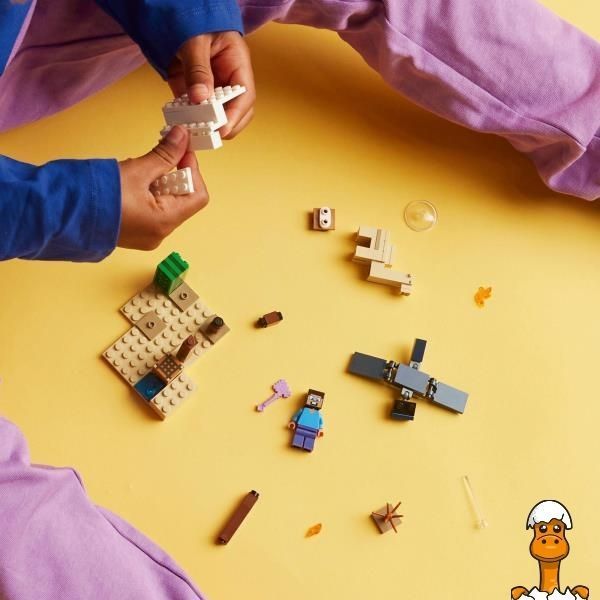 Мамалюк - Конструктор LEGO Minecraft Экспедиция Стива в пустыню 75 деталей (21251) LEGO A4-21251