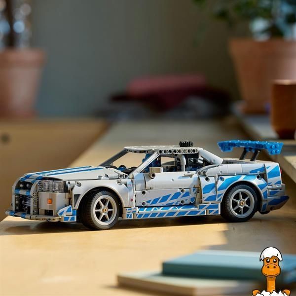 Мамалюк - Конструктор LEGO Technic Двойной форсаж Автомобиль Nissan Skyline GT-R (R34) 1410 деталей (42210) LEGO A4-42210