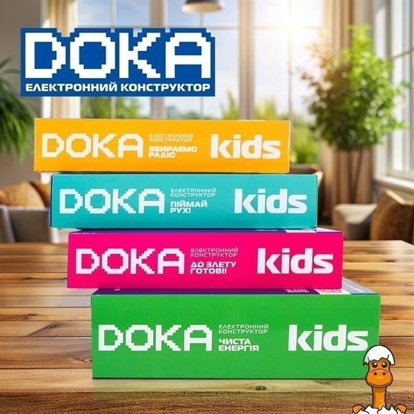 Мамалюк - Электронный конструктор Doka К взлету готовы! (D70702) DOKA A4-D70702