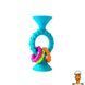 Мамалюк - Прорезыватель-погремушка на присосках Fat Brain Toys pipSquigz Loops бирюзовый (F166ML) Fat Brain Toys A4-F166ML фото 1
