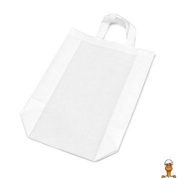 Мамалюк - Эко сумка шоппер S-179 спанбонд белая 30x38x10 см Bambi Bambi RT2-S-179