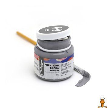 Мамалюк - Акриловая краска глянцевая Серая Brushme AP5069 50 мл Brushme RT2-AP5069