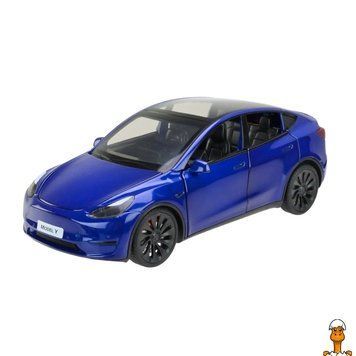 Мамалюк - Модель автомобіля Tesla Model Y 1:24 синя АвтоПром автопром RT2-AP7711-BLUE