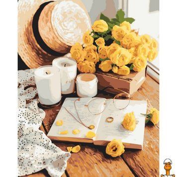Мамалюк - Картина за номерами квіткова книга 40х50 см Brushme Brushme RT2-BS51336